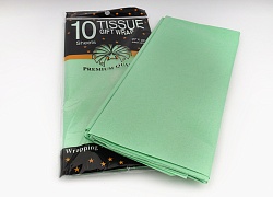Бумага Тишью Мятный 51*66 см 10 листов